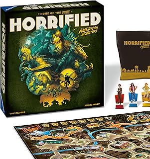 Ravensburger Horrified Games - American Monsters - Strategy Board Game - Boost Critical Thinking & Teamwork - Cooperative Gameplay - Unique Monster Challenges - 1 to 5 Players - Adults & Kids 10+
