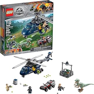 Jurassic World Blue's Helicopter Pursuit 75928 Building Kit (397 Pieces)