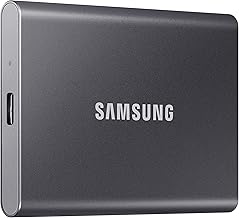 T7 Portable SSD, 2TB External Solid State Drive, Speeds Up to 1,050MB/s, USB 3.2 Gen 2, Reliable Storage for Gaming, Students, Professionals, MU-PC2T0T/AM, Gray