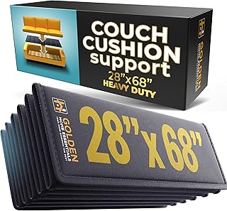 Golden Home Essentials XXXL Heavy Duty Couch Support for Sagging Cushions - 28in x 68in Extra Wide Sofa Cushion Board - 0.4in Saggy Cushion for Seat - Sagging Couch Support Board