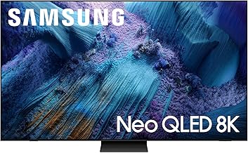 85-Inch Class Neo QLED QN990F 8K Mini LED Smart TV (2025 Model) NQ8 AI Gen3 Processor, 8K AI Upscaling Pro, Wireless One Connect, Glare Free, Samsung Vision AI, Alexa Built-in