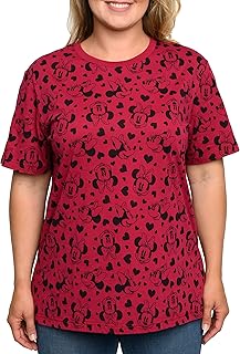Womens Plus Size T-Shirt Minnie Mouse Print