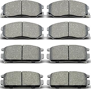 Front Rear Ceramic Brake Pads 8 Pieces Set fit for 2007-2009 Chevrolet Equinox,for 2007-2009 Pontiac Torrent,for 2008-2010 Saturn Vue,for 2007-2009 Suzuki XL-7,for 2012-2015 Chevy Captiva Sport