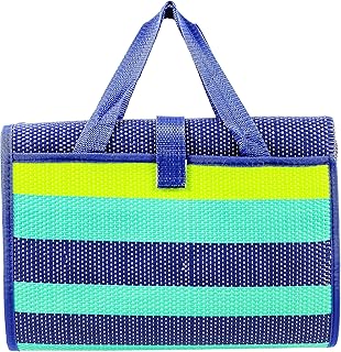 Camco Handy Mat with Strap - Perfect for Picnics, Beaches, RV and Outings - Green/Turquoise - 60" x 78" (42806)