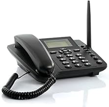 BW 2.4'' Wireless Quadband GSM Classic Desk Telephone Telephone handset for Business or Family (Especially for Older Folk) - Black