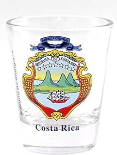Costa Rica Coat Of Arms Shot Glass