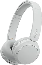 WH-CH520 Wireless Headphones Bluetooth On-Ear Headset with Microphone and up to 50 Hours Battery Life with Quick Charging, White