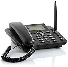 BW 2.4'' Wireless Quadband GSM Classic Desk Telephone Telephone handset for Business or Family (Especially for Older Folk) - Black