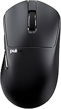 Pulsar Gaming Gears X3 Wireless Gaming Mouse, Ultra Lightweight (1.94 oz/55g), Hybrid Ergonomic, Optical Switch, 32000 DPI, 750 IPS, XS-1 Sensor, 8k Compatible (Medium, Black)