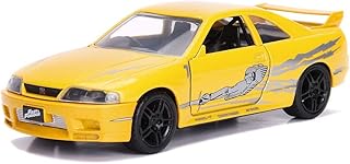 Fast & Furious 1:32 Leon's Nissan Skyline GT-R (BCNR33) Die-Cast Car, Toys for Kids and Adults