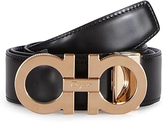 Gancini Leather Belt