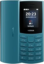 105 4G | Dual SIM | GSM Unlocked Mobile Phone | Volte | Charcoal | International Version | Not for AT&T/Cricket/Verizon/Boost - Blue