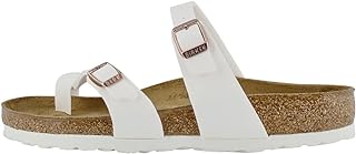Unisex Mayari Birko-Flor White Sandals 8 W / 6 M US