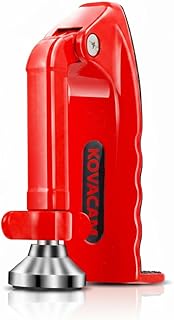 Super Strong Aluminum Alloy Portable Door Lock, Anti-Theft Security Door Stop, Household and Hotel Travel Door Lock, Suitable for Gap 5-50mm, no Need to Install, (red)