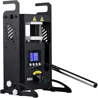 4T Hydraulic Heat Press Machine with Dual Heating Plates 4x4 Inches and Precise Digital Temperature Control LCD Screen for Homeuse Portable Manual Heat Pressing Machine