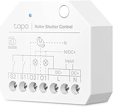 Tapo S112 | Smart Wi-Fi Switch Relay Module | Roller Shutter & Curtain Control | Dual Channel Light Management | Matter Certified | Energy Monitoring | Obstacle Detection | Zero Pass