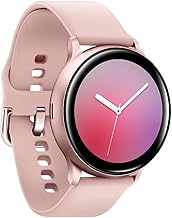 SAMSUNG Galaxy Watch Active 2 (40mm, GPS, Bluetooth) Smart Watch with Advanced Health Monitoring, Fitness Tracking, and Long lasting Battery, Pink Gold (Renewed)