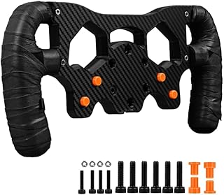 F1 Steering Wheel Mod Kit Compatible with Logitech G29 G920 G923 Racing Wheel, Ergonomic Controls Quick Install Bracket Gift for Sim Racer Motorsports Enthusiast