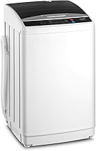 25LBS Portable Washing Machine, Full-Automatic Electric Laundry Machine with Stainless Steel Drum, Compact Washer and Spin Dryer Combo with Drain Pump for Home, Apartment