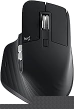 MX Master 3S - Wireless Performance Mouse with Ultra-Fast Scrolling, Ergo, 8K DPI, Track on Glass, Quiet Clicks, USB-C, Bluetooth, Windows, Linux, Chrome (Black)