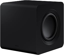 SWA-W510 Subwoofer for S Series Soundbar with Powerful Bass, Wireless, Unibody Design, Compact 6.5" Size, 2022, Black