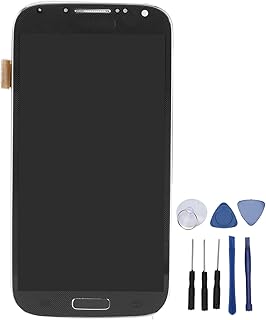 LCD Screen Replacement, Phone LCD Display Digitizer Replacement Assembly with Disassembly Repair Tools Kit, for Samsung Galaxy S4(Black)