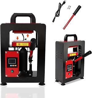 5/10 Tons Heat Press Machine with LCD Screen 2.3 x 4.7 Inch Dual Heating Plate (5T Pressure)