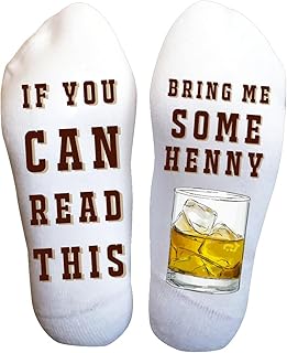 Hennessy Socks For Whiskey Cocktail Drink, Whisky Gifts Men Funny Gifts Mens, Stocking Stuffers