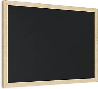 U Brands Chalkboard, 18" x 24" Inches, Light Birch Wood Frame (310U00-01)