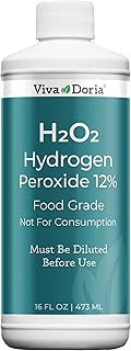 Viva Doria Hydrogen Peroxide 12 Percent Aqueous Solution - Food Grade, 16 Fl Oz