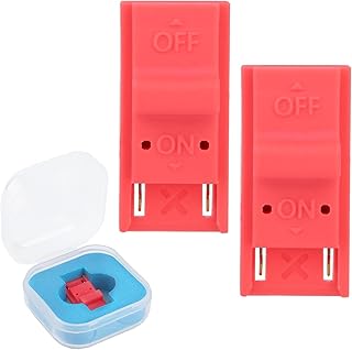 2pcs RCM Jig Tool for Switch Console, RCM Loader Clips Short Circuit Tool for Modding & Recovery Mode (Red)