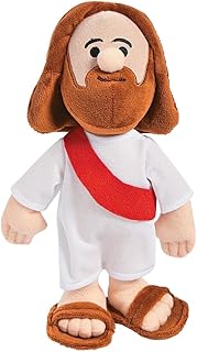 Fun Express Jesus Plush Doll - Soft Stuffed Jesus Toy for Kids | Christian Gifts for Baptism, First Communion & Easter Basket Stuffers | Religious Baby Jesus Plushie for Boys & Girls | 10 Inch