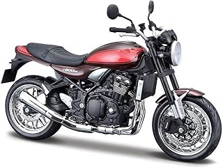 HTASFCI Motorcycle Model for Kawasaki Ninja H2R, ZX-10R, 1:12 Multi-Color Motorcycle Model Series Classic Die-cast Vehicle Simulation Collection Gift(Rojo)