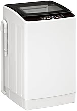 Auertech 35 lbs Washing Machine, Fully Automatic Portable Washer with LED Display, 12 Wash Cycles, 8 Water Levels, Large Capacity Washer and Spin Dryer Combo with Drain Pump for Apartment, Home