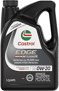 EDGE High Mileage 0W-20 Advanced Full Synthetic Motor Oil, 5 Quart