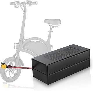 Jetson Bolt Pro 36V Ebike Battery, 36V 6Ah Rechargeable Lithium Battery with T-Plug, XT60 Connector and BMS for 0-350W Motors E-Scooters, ATVs, Electric Bikes, Solar Storage