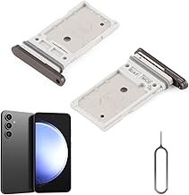 2PCS SIM Card Tray for Samsung Galaxy S23/S23+ SIM Card Slot Holder Replacement for Samsung S23 S911U S911U1/ S23 Plus S916U S916U1 with Open Eject Pin
