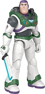 Mattel Disney and Pixar Lightyear 12-in Action Figure with Motion, Lights & Sound, Buzz Lightyear with Slashing Laser Blade