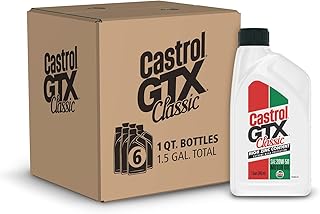 GTX Classic 20W-50 Conventional Motor Oil, 1 Quart, Pack of 6