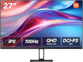 2K Monitor A27Qi - 27-inch QHD IPS Computer Display, 100Hz Refresh Rate, ΔE<2 Color Accuracy, 95% DCI-P3, 100% sRGB, Low Blue Light Mode, Adjustable Stand, for Home and Office