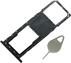 A01 Single SIM Card Tray,Micro SD Card Tray Holder Replacement for Samsung Galaxy A01 SM-A015F SM-A015G SM-A015M 6.4Inch (Black Color)