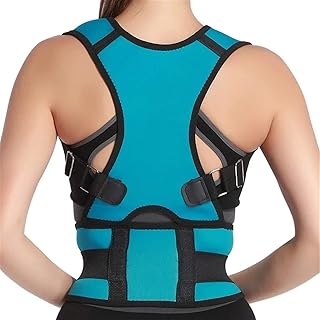 Back Support Belts Corset Corrector Back Brace Improves and Provides for Lower and Upper Men AmpWomen (Color : White, Size : X-Large) (Blue,Green,Orange,White,Medium)