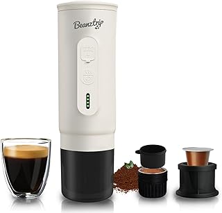 H02 PRO Portable Espresso Maker, Electric Coffee Machine for Travel, Espresso Machine Fits Ground Coffee & NS Capsule, 20Bar Mini Coffee Maker with Self-Heating, for Camping, Hiking, Office
