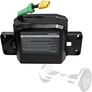 36v Hoverboard Battery Replacement 36 Volt 2Ah Rechargeable Battery with Case Compatible for Jetson Hoverboard Batteries-Size: 6.5 * 3.2 * 1.8in, 72Wh