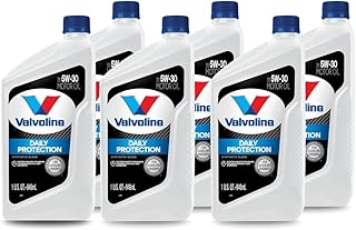 SAE 5W-30 Conventional Motor Oil – Multi-Pack Engine Lubricant for Gasoline Engines – Helps Reduce Friction & Maintain Performance – 6 Quarts (6-Pack)