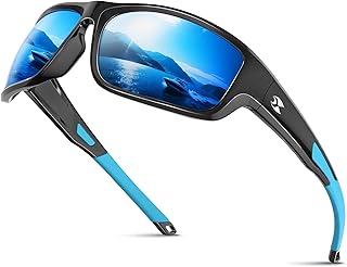 Sports Polarized Sunglasses for Men: Women UV400 Protection Wrap Around Sun Glasses for Golf Fishing Running Driving