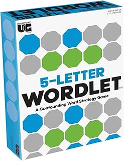 University Games | 5 Letter Wordlet Game for 2 to 4 Players Ages 8 and Up