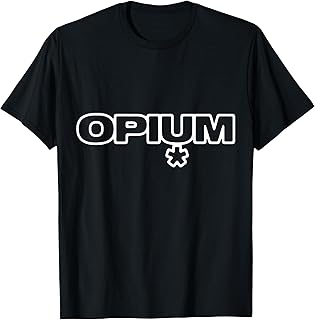Opium Text Streetwear T-Shirt