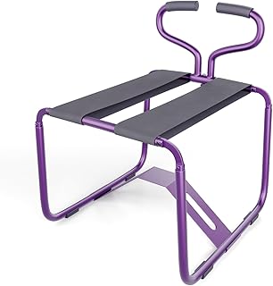Sex Chair Furniture,with Adjustable Bouncing Sex Stool,Easy to Assemble,350 lbs Weight Capacity, Portable & Adjustable for Multiple Positions, Enhance Intimacy for Couples,Sex Novelty Toys(Purple)