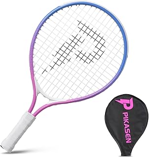 17" Kids Tennis Racket Best Starter Kit for Kids Age 4 and Under with Shoulder Strap Bag and Mini Tennis Racket Toddler Tennis Raquet